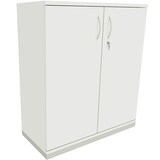 Artikelbild 1 für fm Aktenschrank Sidney, 4260672330737 weiß 2 Fachböden 100,0 x 44,2 x 113,3 cm, Artikelnummer 268601