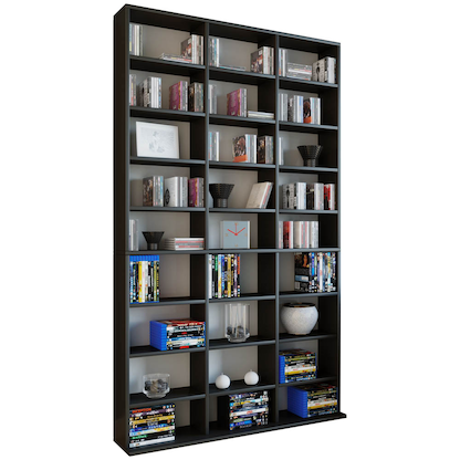 Artikelbild 5 für VCM my home Bücherregal Megosa Maxi schwarz 102,0 x 23,0 x 180,0 cm, Artikelnummer 518013