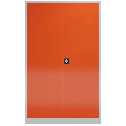 Artikelbild 3 für ClassiX Metallschrank X-530374 feuerrot, lichtgrau 120,0 x 42,0 x 194,5 cm, aufgebaut, Artikelnummer 184006