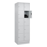 Artikelbild 1 für CP Schließfachschrank Classic PLUS lichtgrau 080020-205 S10009, 10 Schließfächer 60,0 x 50,0 x 195,0 cm, Artikelnummer 318398