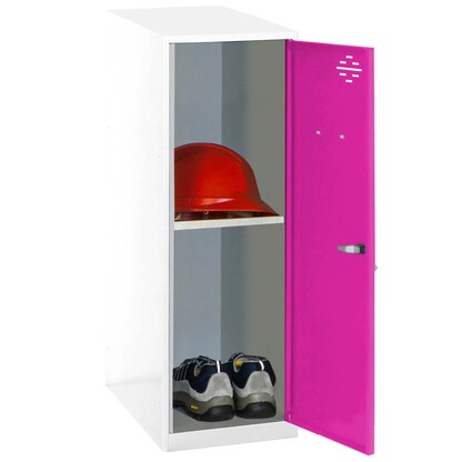 Artikelbild für Simonrack Spind SIMONLOCKER DISM weiß, pink 8425437119392, 1 Schließfach 40,0 x 50,0 x 91,5 cm, Artikelnummer 355838