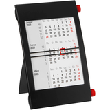 Artikelbild 1 für Tischkalender Drehkalender 2026/2027 schwarz/rot, Artikelnummer 547917