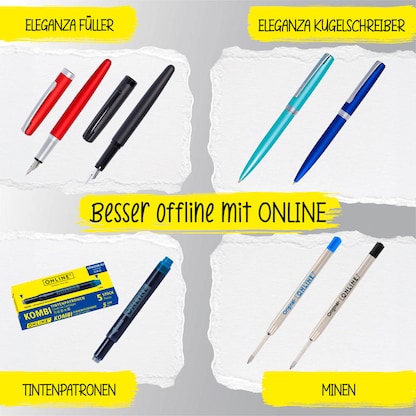 Artikelbild 7 für ONLINE® Kugelschreiber Eleganza schwarz, Schreibfarbe: schwarz, 1 St., Artikelnummer 617256