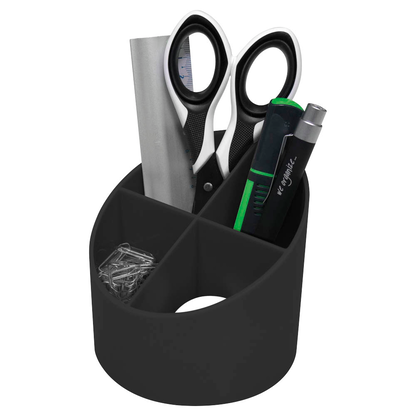 Artikelbild 15 für helit Stiftehalter the green cross schwarz Kunststoff 4 Fächer 11,0 x 11,0 x 10,5 cm, Artikelnummer 823793
