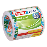 Artikelbild 1 für tesa ECO & CLEAR Klebefilm transparent 15,0 mm x 10,0 m 3 Rollen, Artikelnummer 774174