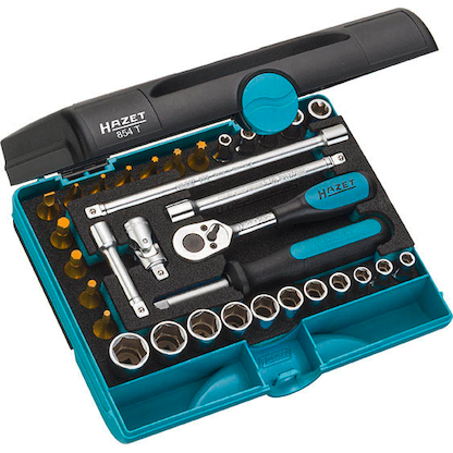 Artikelbild 17 für HAZET Steckschlüssel-Satz 854T 33-teilig, Artikelnummer 223782