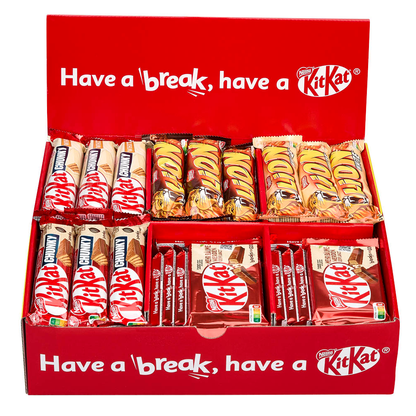 Artikelbild 3 für KitKat Sortimentskarton Schokoriegel 64 Riegel, Artikelnummer 339159