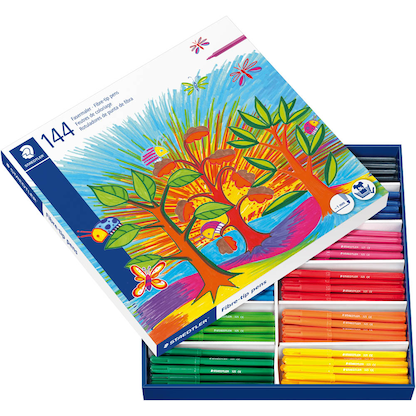 Artikelbild 20 für STAEDTLER 325 Filzstifte farbsortiert, 144 St., Artikelnummer 464349