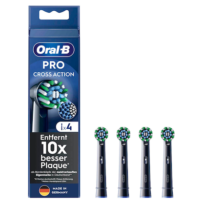 Artikelbild für 4 Oral-B PRO Cross Action Zahnbürstenaufsätze, Artikelnummer 273259