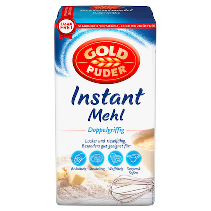Artikelbild für GOLDPUDER Instantmehl Type 405 1,0 kg, Artikelnummer 609879