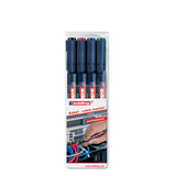 Artikelbild 1 für edding 8407 Kabelmarker farbsortiert 0,3 mm, 4 St., Artikelnummer 488926