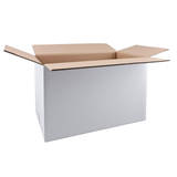 Artikelbild 1 für 20 Nestler Wellpapp-Faltkartons 2-wellig weiß 61,3 x 36,3 x 37,8 cm Außenmaß, Artikelnummer 598599