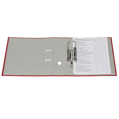 Artikelbild 5 für bene No.1 Power Ordner rot Kunststoff 8,0 cm DIN A4, Artikelnummer 426221