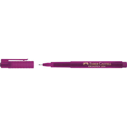 Artikelbild für FABER-CASTELL Broadpen Document 1554 Fineliner pink 0,8 mm, 1 St., Artikelnummer 907493