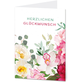 Artikelbild 1 für LUMA Glückwunschkarte Blumen DIN B6, Artikelnummer 403847