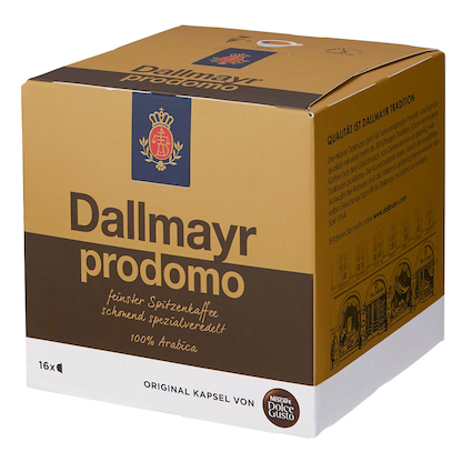 Artikelbild 5 für Dallmayr Prodomo Kaffeekapseln, Arabicabohnen 16 Portionen, Artikelnummer 694141