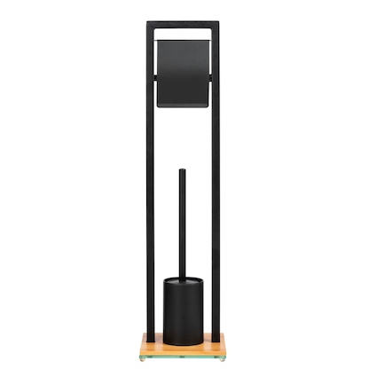 Artikelbild 3 für WENKO WC-Garnitur Bambusa schwarz Metall, Artikelnummer 813987