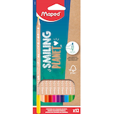 Artikelbild 1 für maped Smiling Planet Buntstifte farbsortiert, 12 St., Artikelnummer 967127