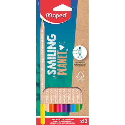 Artikelbild 15 für maped Smiling Planet Buntstifte farbsortiert, 12 St., Artikelnummer 967127