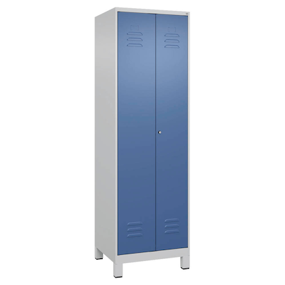 Artikelbild 2 für CP Putzmittelschrank Classic Plus 080110-00 S10020 fernblau, lichtgrau 60,0 x 50,0 x 195,0 cm, aufgebaut, Artikelnummer 175228