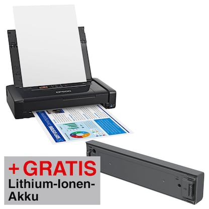 Artikelbild 13 für AKTION: EPSON WorkForce WF-110W Tintenstrahldrucker schwarz + GRATIS externer Lithium-Ionen-Akku, Artikelnummer 313233