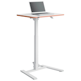 Artikelbild 1 für AKTION: LEITZ Ergo Compact höhenverstellbarer Schreibtisch weiß rechteckig, A-Fuß-Gestell weiß 65,0 x 46,0 cm mit 10 Euro CashBack, Artikelnummer 642399