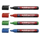 Artikelbild 1 für edding 330 Permanentmarker farbsortiert 1,0 - 5,0 mm, 4 St., Artikelnummer 338835