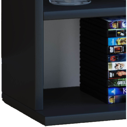 Artikelbild 4 für VCM my home Bücherregal Megosa Maxi schwarz 102,0 x 23,0 x 180,0 cm, Artikelnummer 518013