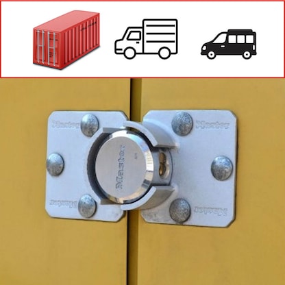 Artikelbild 6 für Master Lock® Tür-Zusatzschloss 736EURD silber, Artikelnummer 727384
