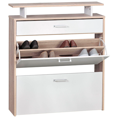 Artikelbild 7 für WOHNLING Schuhschrank, WL1.794 sonoma-eiche 3 Fachböden 80,0 x 24,0 x 95,0 cm, Artikelnummer 906101