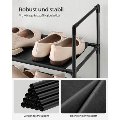 Artikelbild 8 für SONGMICS Schuhregal schwarz 33,0 x 33,0 x 173,0 cm, Artikelnummer 260939