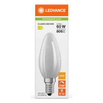Artikelbild 2 für LEDVANCE LED-Lampe PARATHOM CLASSIC B 60 E14 5,5 W matt, Artikelnummer 508976