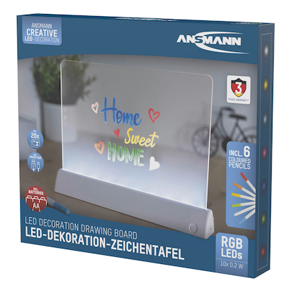 Artikelbild 21 für ANSMANN Deko LED-Zeichentafel, Artikelnummer 629479