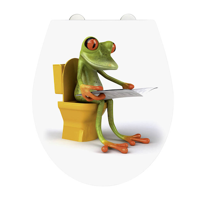 Artikelbild 4 für WENKO WC-Sitz mit Absenkautomatik Frog weiß, grün, Artikelnummer 816484