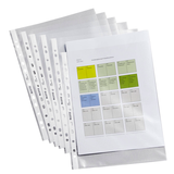 Artikelbild 1 für 100 LEITZ Prospekthüllen 4790 DIN A4 transparent genarbt 0,085 mm, Artikelnummer 578609