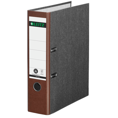 Artikelbild 2 für AKTION: 10 LEITZ 1080 Ordner braun marmoriert Karton 8,0 cm DIN A4, Artikelnummer 653778
