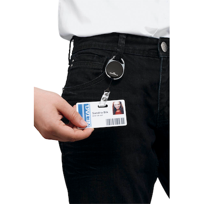 Artikelbild 2 für DURABLE Ausweishalter JOJO STYLE schwarz 10 St., Artikelnummer 544858