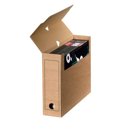 Artikelbild für 10 Cartonia Archivboxen braun 8,3 x 34,0 x 25,2 cm, Artikelnummer 810929