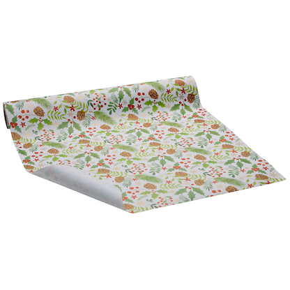 Artikelbild 2 für JUNG SCHÖNER VERPACKEN Geschenkpapier Vermont Ilexbeeren mehrfarbig, 20,0 m, Artikelnummer 184574