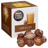 Artikelbild 1 für NESCAFÉ DOLCE GUSTO® CAFÉ AU LAIT Kaffeekapseln, Robustabohnen kräftig, 16 Portionen, Artikelnummer 616649