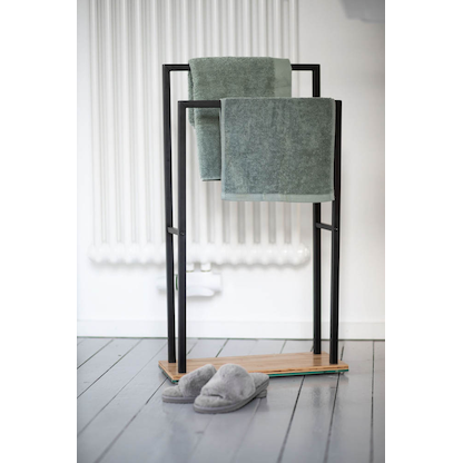 Artikelbild 4 für WENKO Handtuchhalter Bambusa schwarz, Artikelnummer 807392