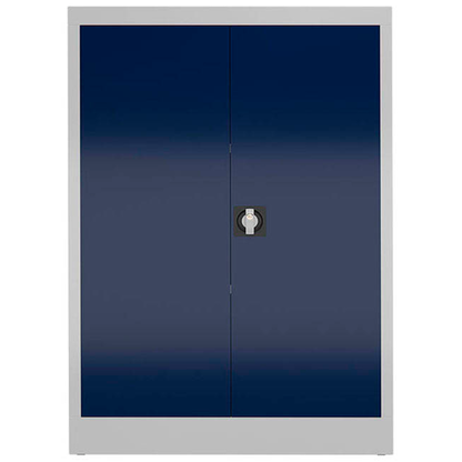 Artikelbild 3 für ClassiX Metallschrank X-530321 enzianblau, lichtgrau 92,0 x 42,0 x 120,0 cm, aufgebaut, Artikelnummer 182426