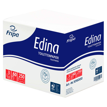 Artikelbild 2 für FRIPA Toilettenpapier Edina 3-lagig, 60 Rollen, Artikelnummer 259829