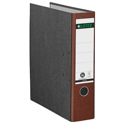 Artikelbild 3 für AKTION: 10 LEITZ 1080 Ordner braun marmoriert Karton 8,0 cm DIN A4, Artikelnummer 653778