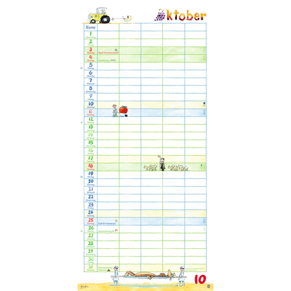 Artikelbild 11 für Heye Familienkalender Helme Heine 2026, Artikelnummer 551547