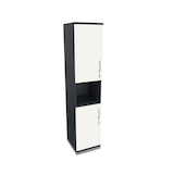 Artikelbild 1 für fm Regalschrank Sidney, 4260429769520 weiß, lavagrau 40,0 cm 44,2 cm, Artikelnummer 413771