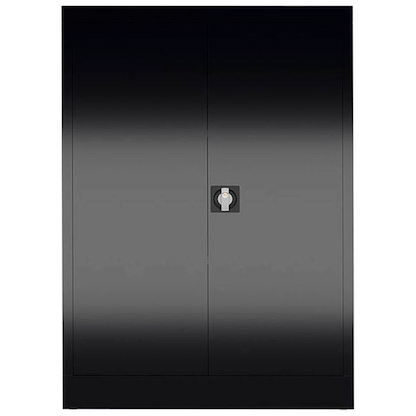 Artikelbild 3 für ClassiX Metallschrank X-530329 tiefschwarz 92,0 x 42,0 x 120,0 cm, aufgebaut, Artikelnummer 182457