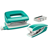 Artikelbild 1 für AKTION: LEITZ Locher und Heftgeräte Set NeXXt WOW 5561 eisblau mit Prämie nach Registrierung, Artikelnummer 820353