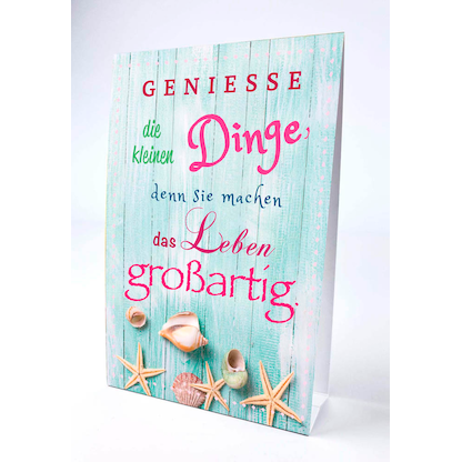 Artikelbild 2 für LUMA Aufstellkarte Nimm dir Zeit... DIN B6 Schrift, Artikelnummer 321097