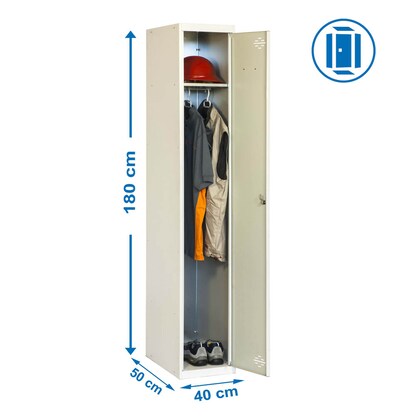 Artikelbild 2 für Simonrack Spind SIMONLOCKER DIY grau 8435104936214, 1 Schließfach 40,0 x 50,0 x 180,0 cm, Artikelnummer 358479